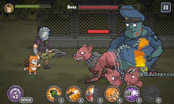 Senya and Oscar vs Zombies